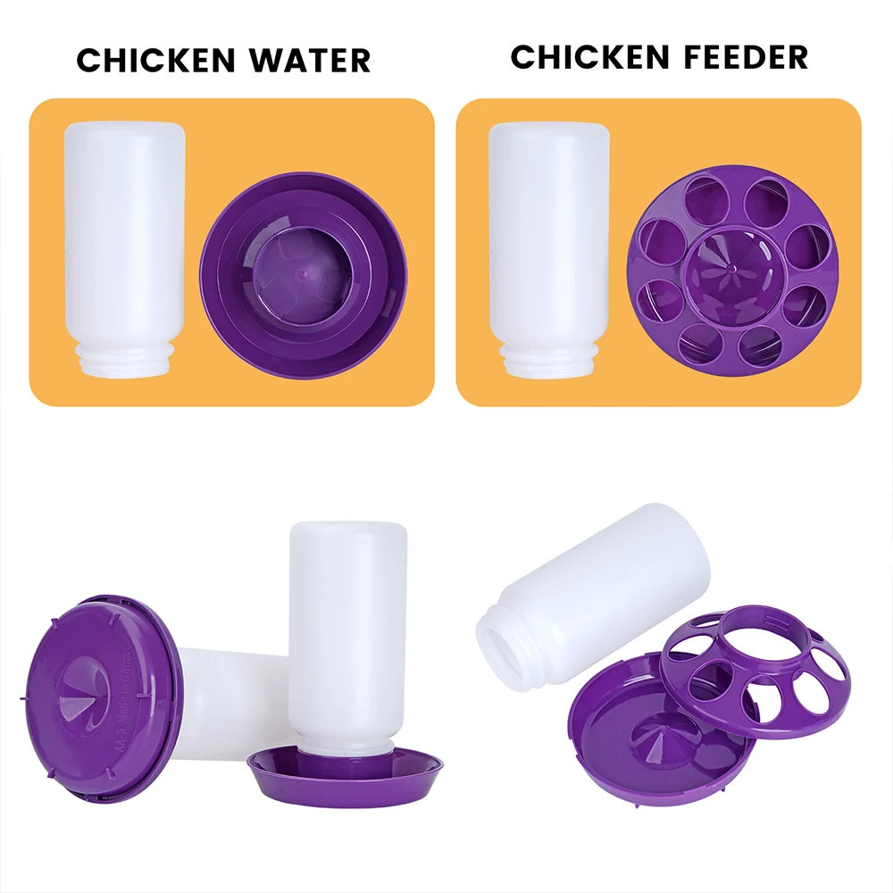 1L Chicken Feeder Bucket Water Fountain Automatic Chick Drinker Bucket Drinking Quail drinking Bird equipment Waterer 1L Chicken Feeder Bucket Water Fountain Automatic Chick Drinker Bucket Drinking Quail drinking Bird equipment Waterer