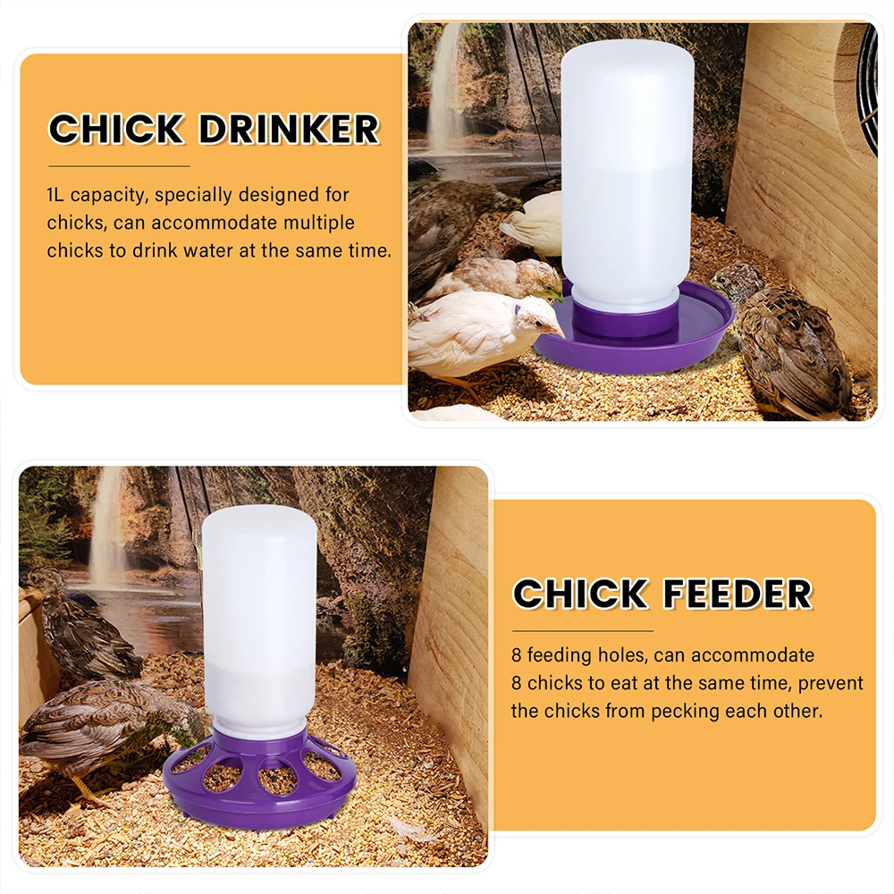 1L Chicken Feeder Bucket Water Fountain Automatic Chick Drinker Bucket Drinking Quail drinking Bird equipment Waterer 1L Chicken Feeder Bucket Water Fountain Automatic Chick Drinker Bucket Drinking Quail drinking Bird equipment Waterer