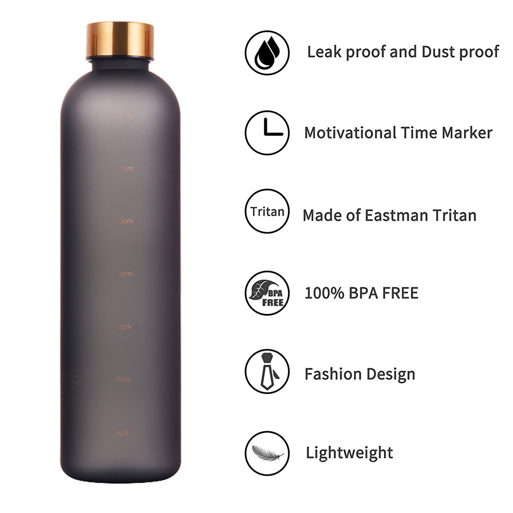 1L Frosted Water Bottle for Women 1L Frosted Water Bottle for Women