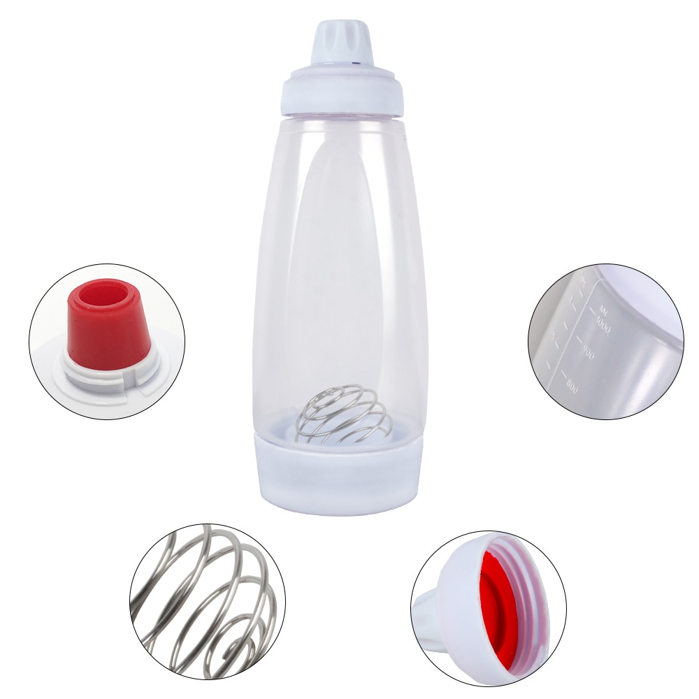 1L Pancake Shaker Bottle with Ball 1L Pancake Shaker Bottle with Ball