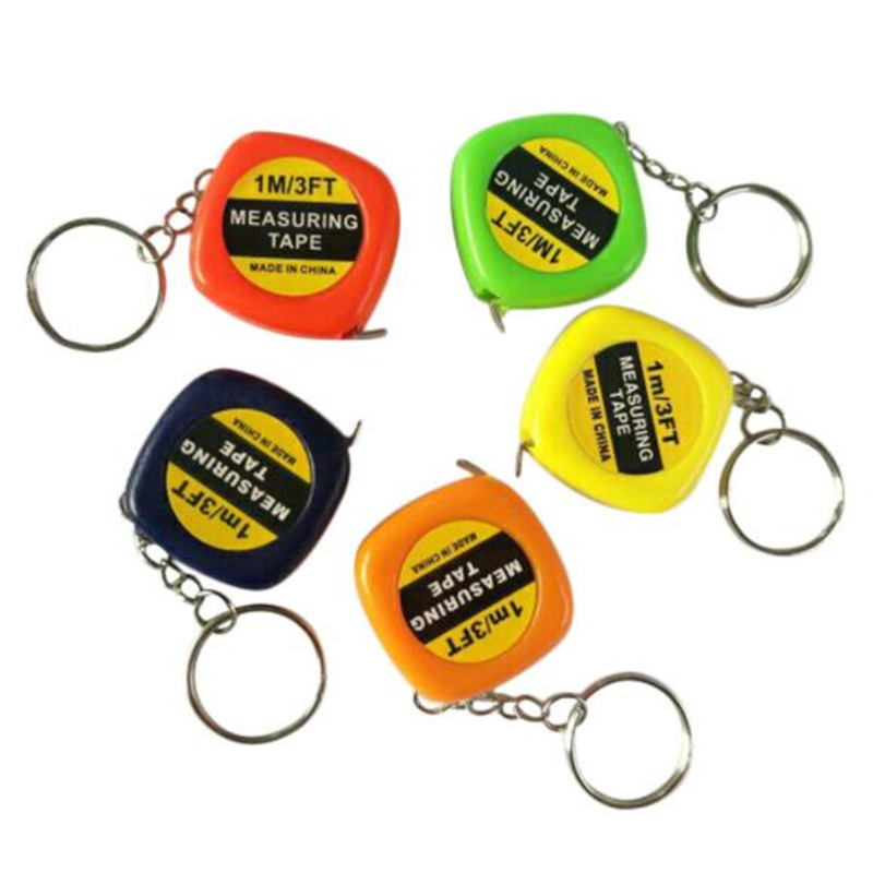 1m Mini Retractable Measuring Tape Keychain 1m Mini Retractable Measuring Tape Keychain