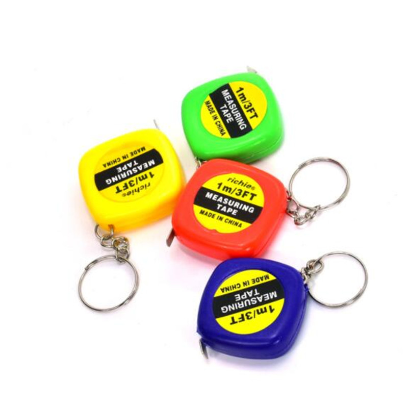 1m Mini Retractable Measuring Tape Keychain 1m Mini Retractable Measuring Tape Keychain