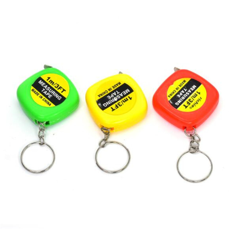 1m Mini Retractable Measuring Tape Keychain 1m Mini Retractable Measuring Tape Keychain