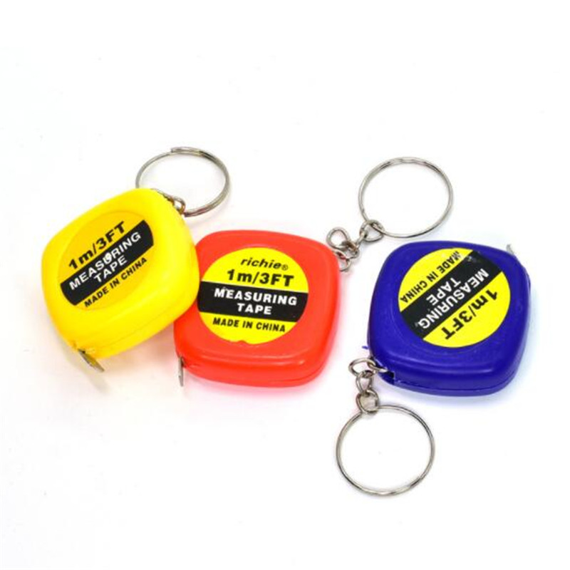 1m Mini Retractable Measuring Tape Keychain 1m Mini Retractable Measuring Tape Keychain
