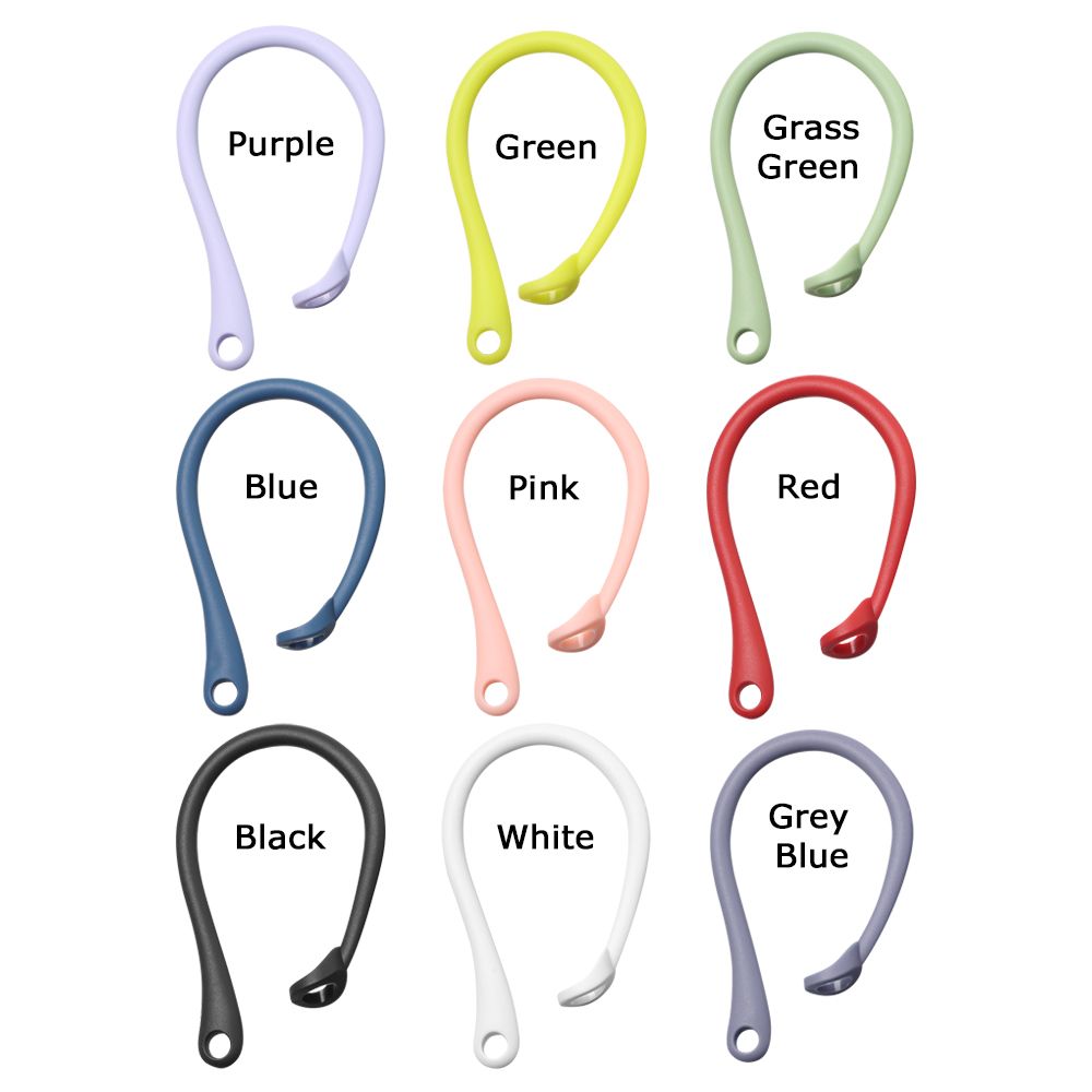 1Pair Anti-lost Earhook Eartips Secure Fit Silicone Wireless Earphone Protective Accessories Holders For Apple AirPods 1Pair Anti-lost Earhook Eartips Secure Fit Silicone Wireless Earphone Protective Accessories Holders For Apple AirPods