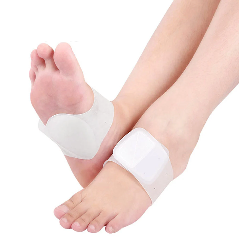1Pair Arch Support Brace – Non-Slip Sole Foot Arch Support Plantar Fasciitis Heel Pain Aid Feet Care Absorb Shock