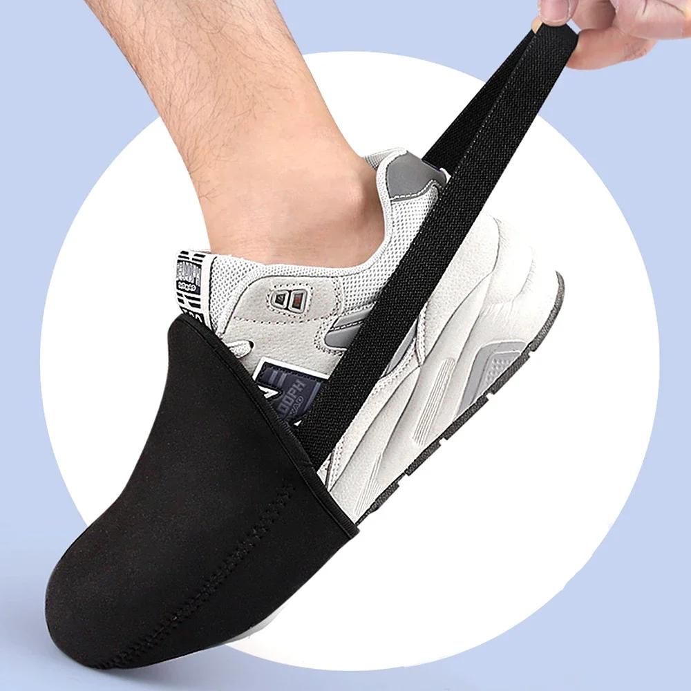 1Pair Cycling Shoes Covers MTB Road Bike Shoes Cover Waterproof Warm Toe Overshoes Protectors Covers Winter Bike Shoes