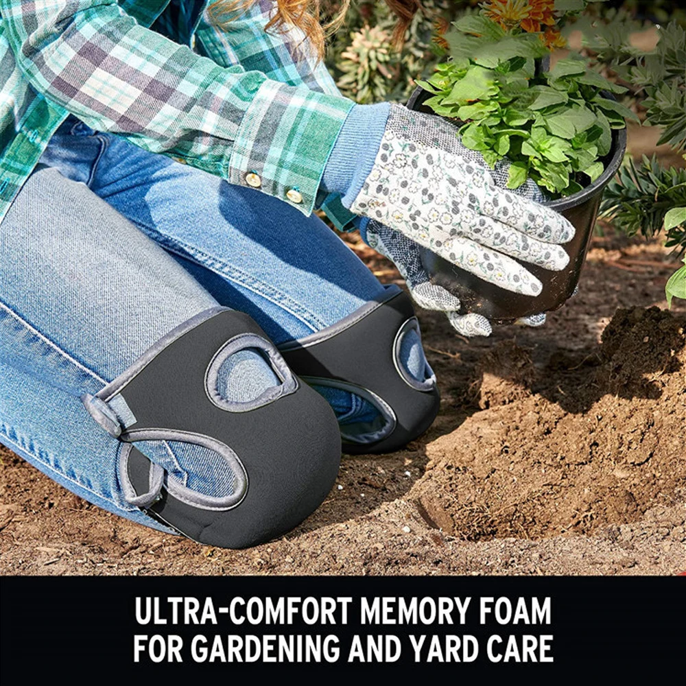 1Pair Gardening Knee Pads Anti Slip Knee Protectors Protective Cushion Soft Kneepad For Gardener Cleaning Work