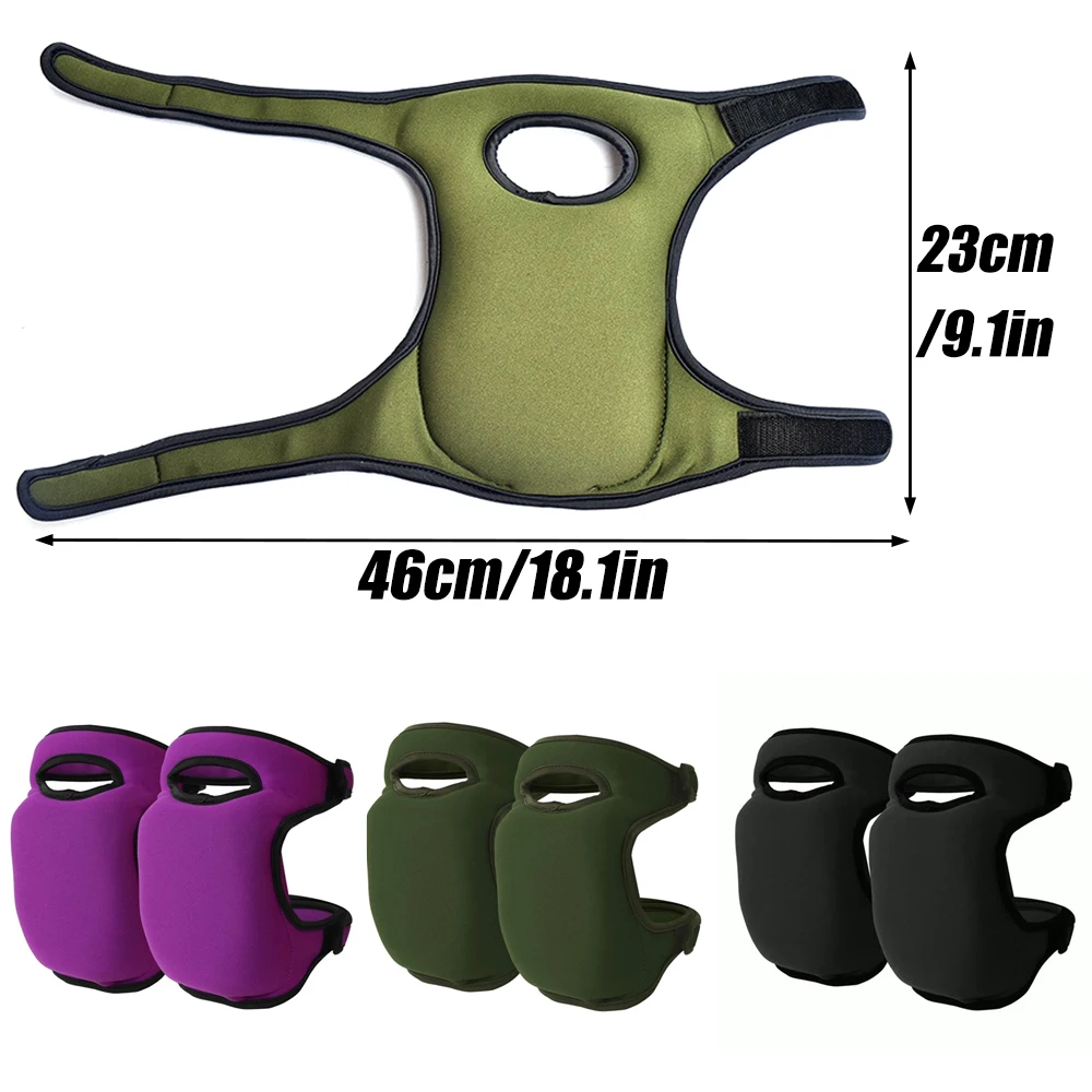 1Pair Gardening Knee Pads Anti Slip Knee Protectors Protective Cushion Soft Kneepad For Gardener Cleaning Work