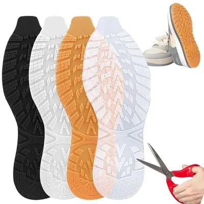 1Pair Non-Slip Sneakers Outsole Cuttable Rubber Sole Stickers Replaceable Repair Outsole Wearable Shoes Pads Repair 1Pair Non-Slip Sneakers Outsole Cuttable Rubber Sole Stickers Replaceable Repair Outsole Wearable Shoes Pads Repair