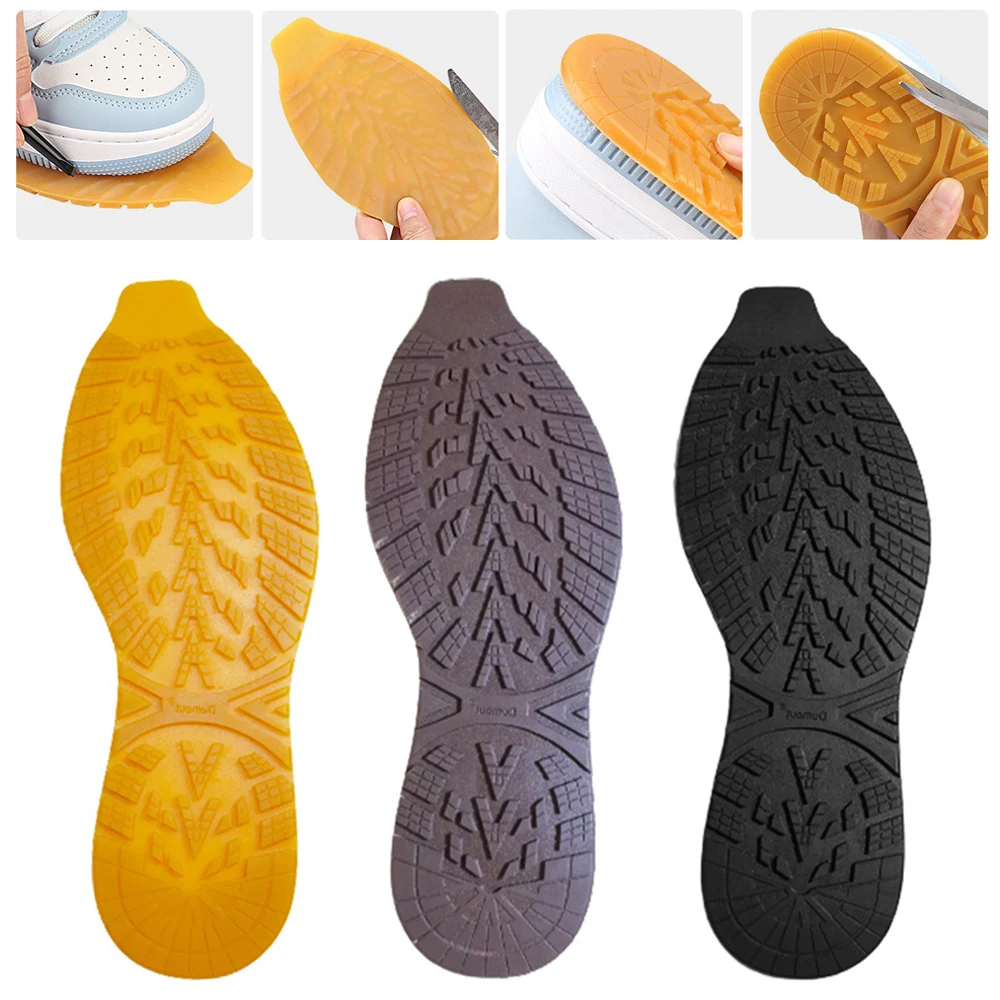 1Pair Non-Slip Sneakers Outsole Cuttable Rubber Sole Stickers Replaceable Repair Outsole Wearable Shoes Pads Repair 1Pair Non-Slip Sneakers Outsole Cuttable Rubber Sole Stickers Replaceable Repair Outsole Wearable Shoes Pads Repair