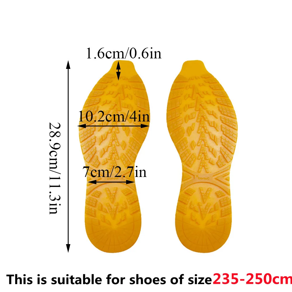 1Pair Non-Slip Sneakers Outsole Cuttable Rubber Sole Stickers Replaceable Repair Outsole Wearable Shoes Pads Repair 1Pair Non-Slip Sneakers Outsole Cuttable Rubber Sole Stickers Replaceable Repair Outsole Wearable Shoes Pads Repair