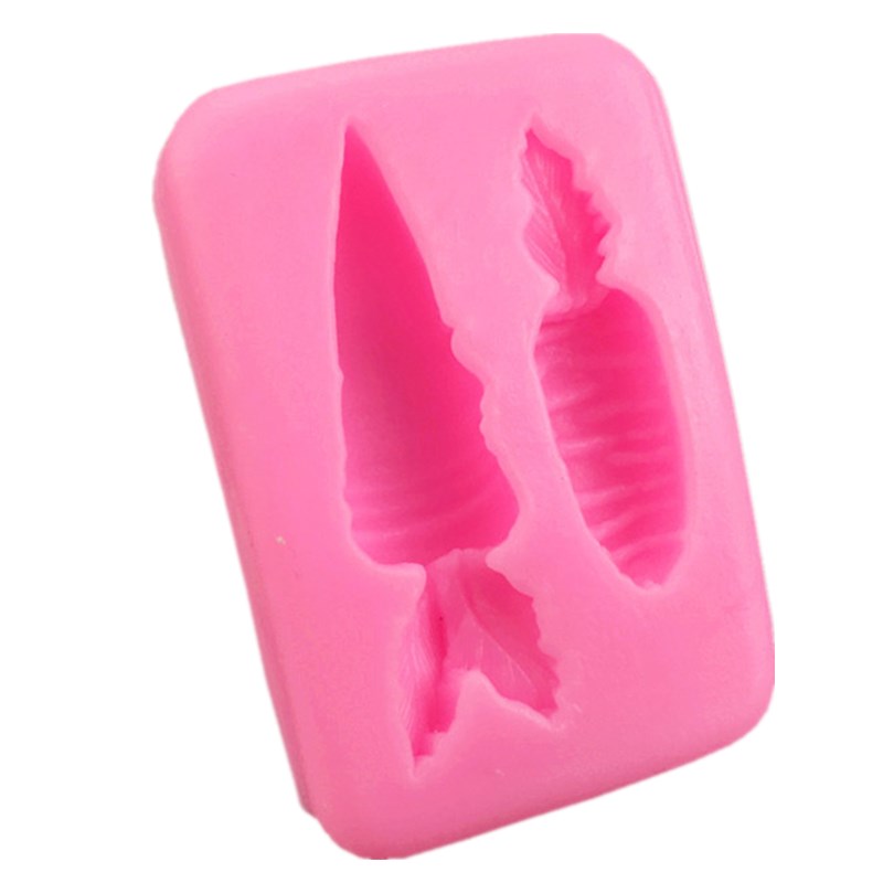 2-Cavity Silicone Carrot Mold