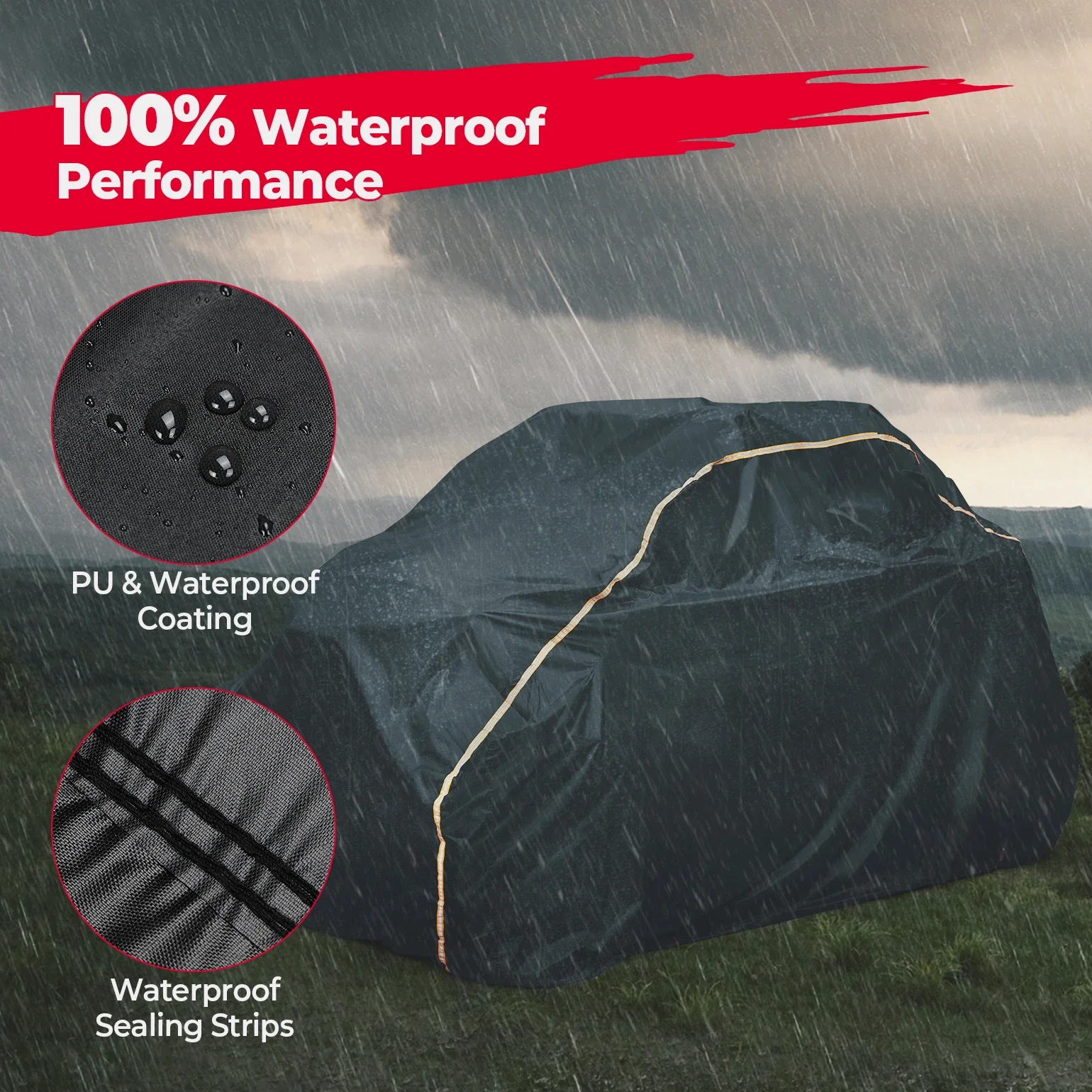 2 Doors UTV 210D Oxford Cloth Protect Utility Vehicle Storage Cover Rain Dirt Rays-Reflective for Can Am Maverick X3 2 Doors UTV 210D Oxford Cloth Protect Utility Vehicle Storage Cover Rain Dirt Rays-Reflective for Can Am Maverick X3