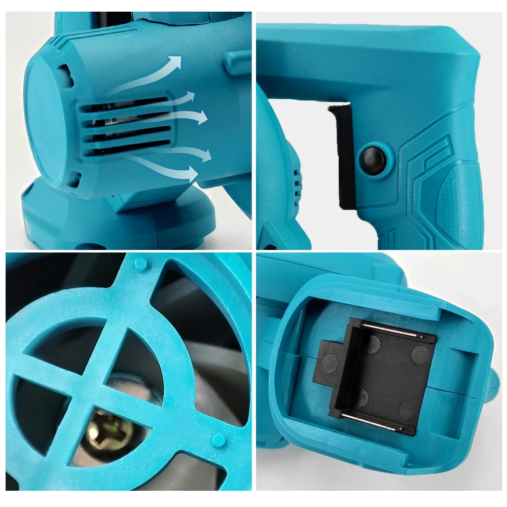 2 in 1 21V Cordless Electric Air Blower and Suction Leaf Computer Dust Cleaner Collector Power Tools