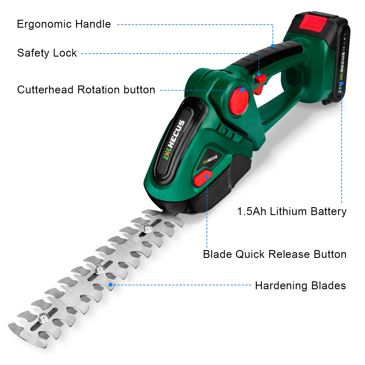 2 in 1 Electric Hedge Trimmer 20000rpm Handheld Household Lawn Mower Garden Scissors Power Tool For Makita 18V Battery 2 in 1 Electric Hedge Trimmer 20000rpm Handheld Household Lawn Mower Garden Scissors Power Tool For Makita 18V Battery