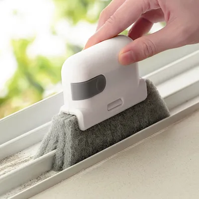 2 in 1 Groove Cleaning Tool Window Frame Door Groove Cleaning Brush Sliding Door Track Cleaning Tools Hand-held Crevice 2 in 1 Groove Cleaning Tool Window Frame Door Groove Cleaning Brush Sliding Door Track Cleaning Tools Hand-held Crevice