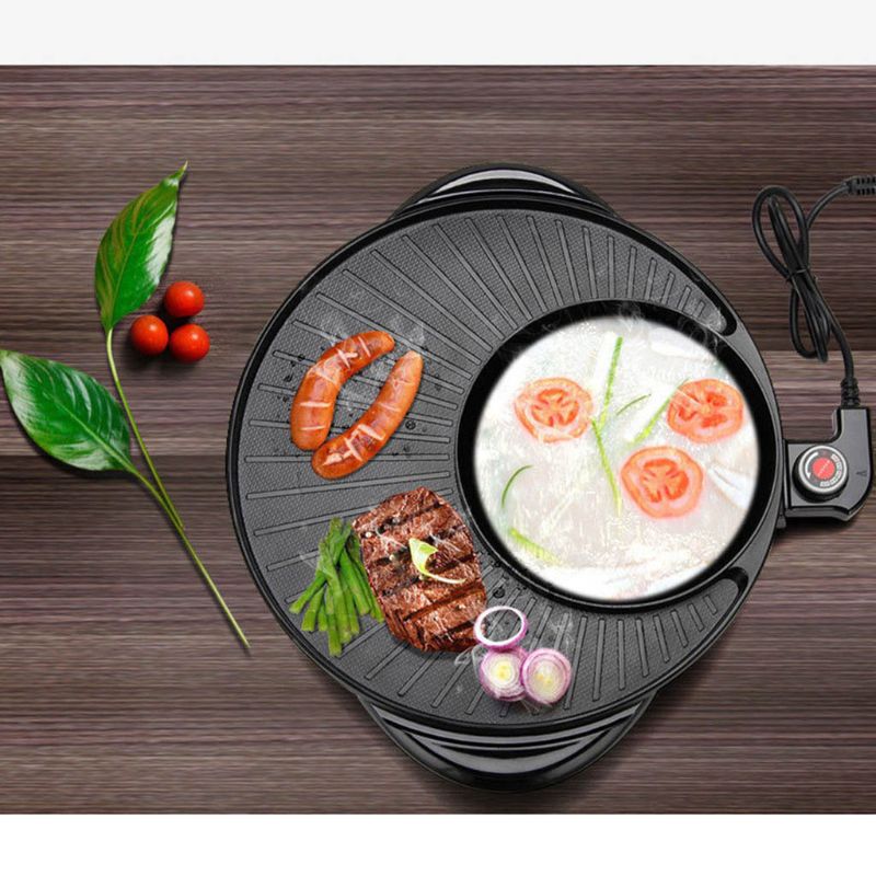 2 in 1 Hot Pot and Grill Electric Cooker 2 in 1 Hot Pot and Grill Electric Cooker