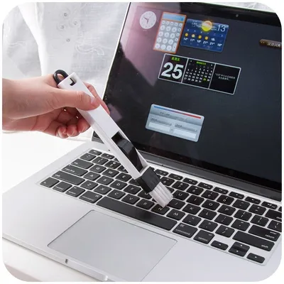 2-in-1 Keyboard Brush With Dustpan 2-in-1 Keyboard Brush With Dustpan