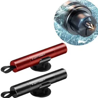 2-in-1 Mini Car Safety Hammer Car Glass Window Breaker Escape And Rescue Tool With Seat Belt Cutting Tool Car Parts 2-in-1 Mini Car Safety Hammer Car Glass Window Breaker Escape And Rescue Tool With Seat Belt Cutting Tool Car Parts