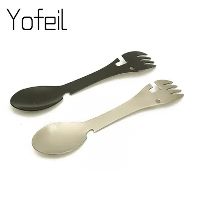 2 in 1 Multi Purpose Camping Spoon and Fork 2 in 1 Multi Purpose Camping Spoon and Fork
