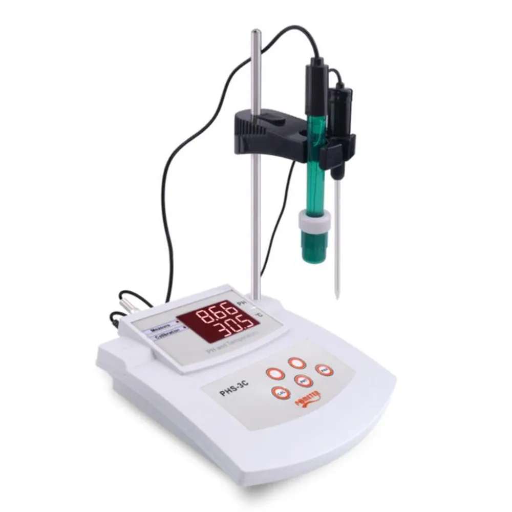 2 In 1 PH/Temp PH Tester Water Quality Analyzer Desktop Automatic Calibration Acidity Meter for Laboratory Aquarium 2 In 1 PH/Temp PH Tester Water Quality Analyzer Desktop Automatic Calibration Acidity Meter for Laboratory Aquarium