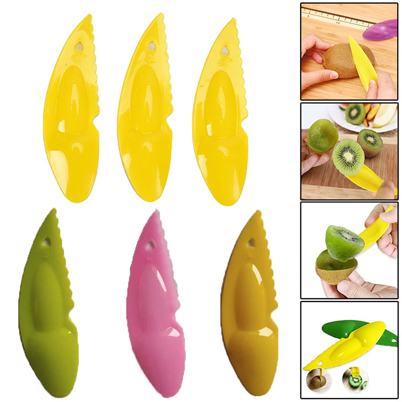 2 in 1 Plastic Kiwi Fruit Cutters (3pcs) 2 in 1 Plastic Kiwi Fruit Cutters (3pcs)