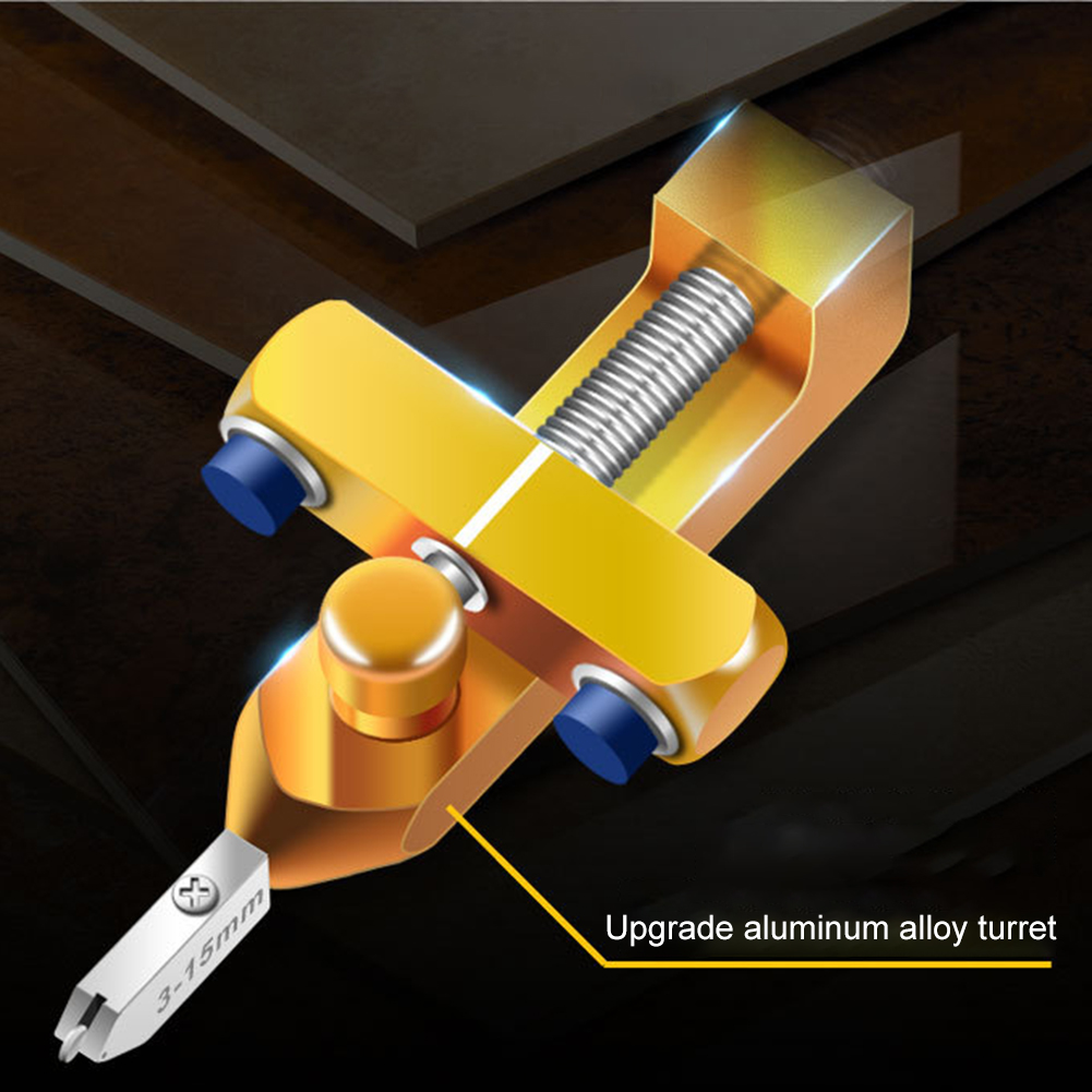 2 in 1 Practical Manual Tile Cutter with Wheel Diamond Roller Multifunction Glass Cutter Divider Ceramic Tile Opener