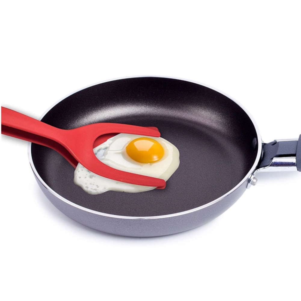 2 in 1 Spatula Tongs Egg Flipper 2 in 1 Spatula Tongs Egg Flipper