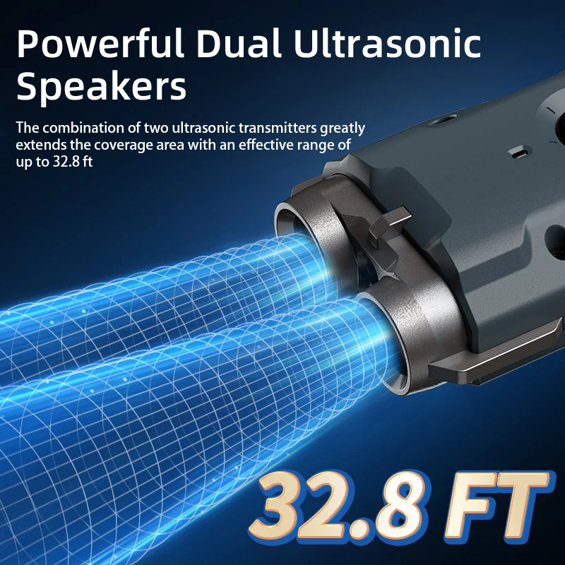 2 In 1 Training and Anti Barking Device Ultrasonic Dog Repeller With Flashlight Stop Attack Rechargeable Repeller For 2 In 1 Training and Anti Barking Device Ultrasonic Dog Repeller With Flashlight Stop Attack Rechargeable Repeller For