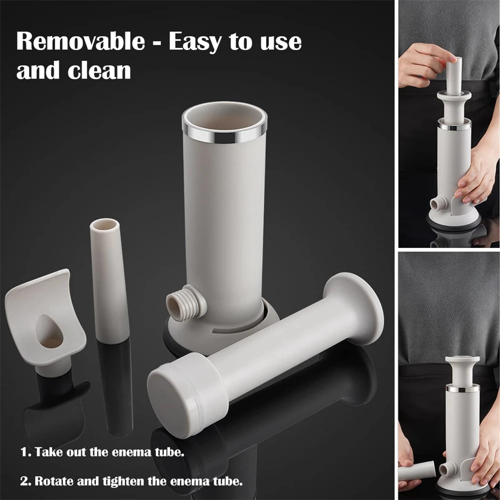 2 in 1 Vertical Sausage Maker Machine Sausages Making Kit Manual Stuffer Meatball Maker Kitchen Tools