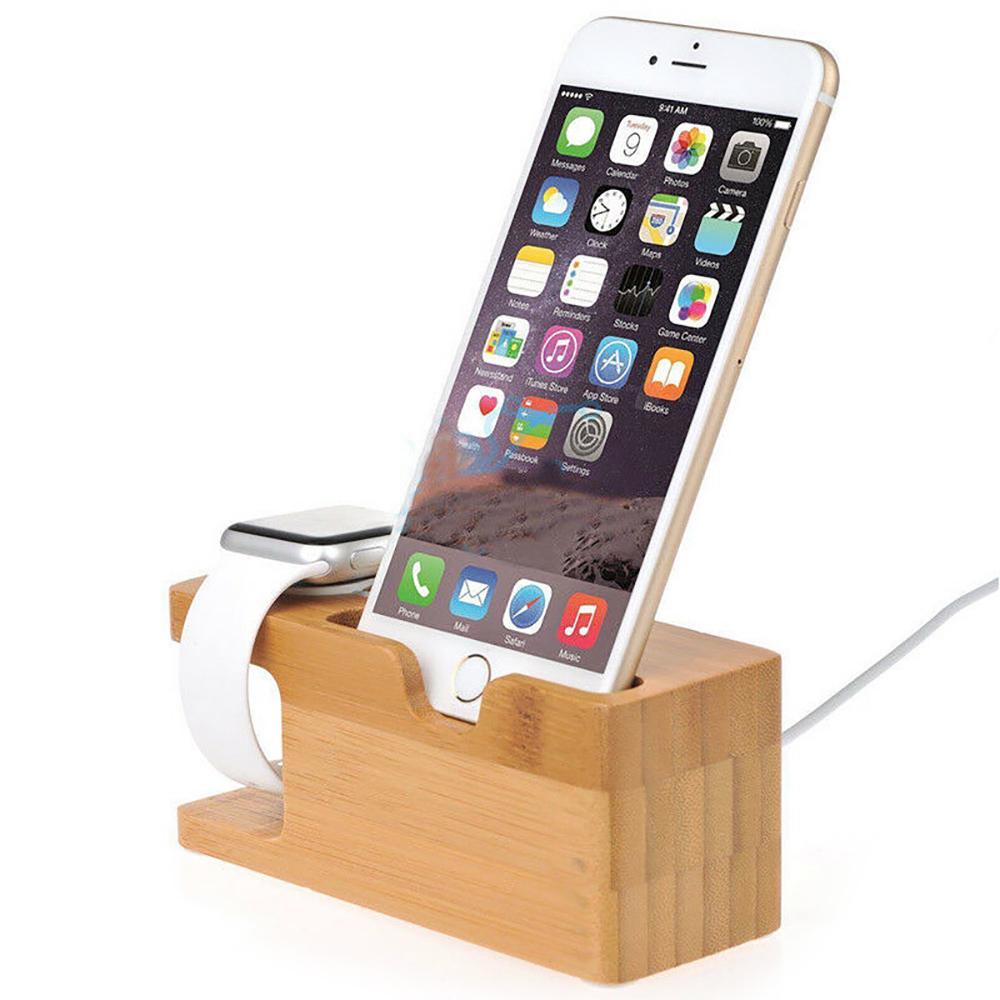 2 in 1 Wooden Apple Charging Station 2 in 1 Wooden Apple Charging Station