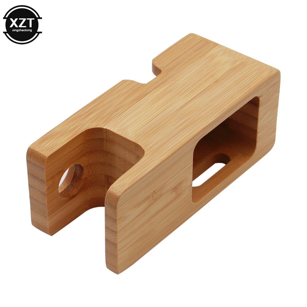 2 in 1 Wooden Apple Charging Station