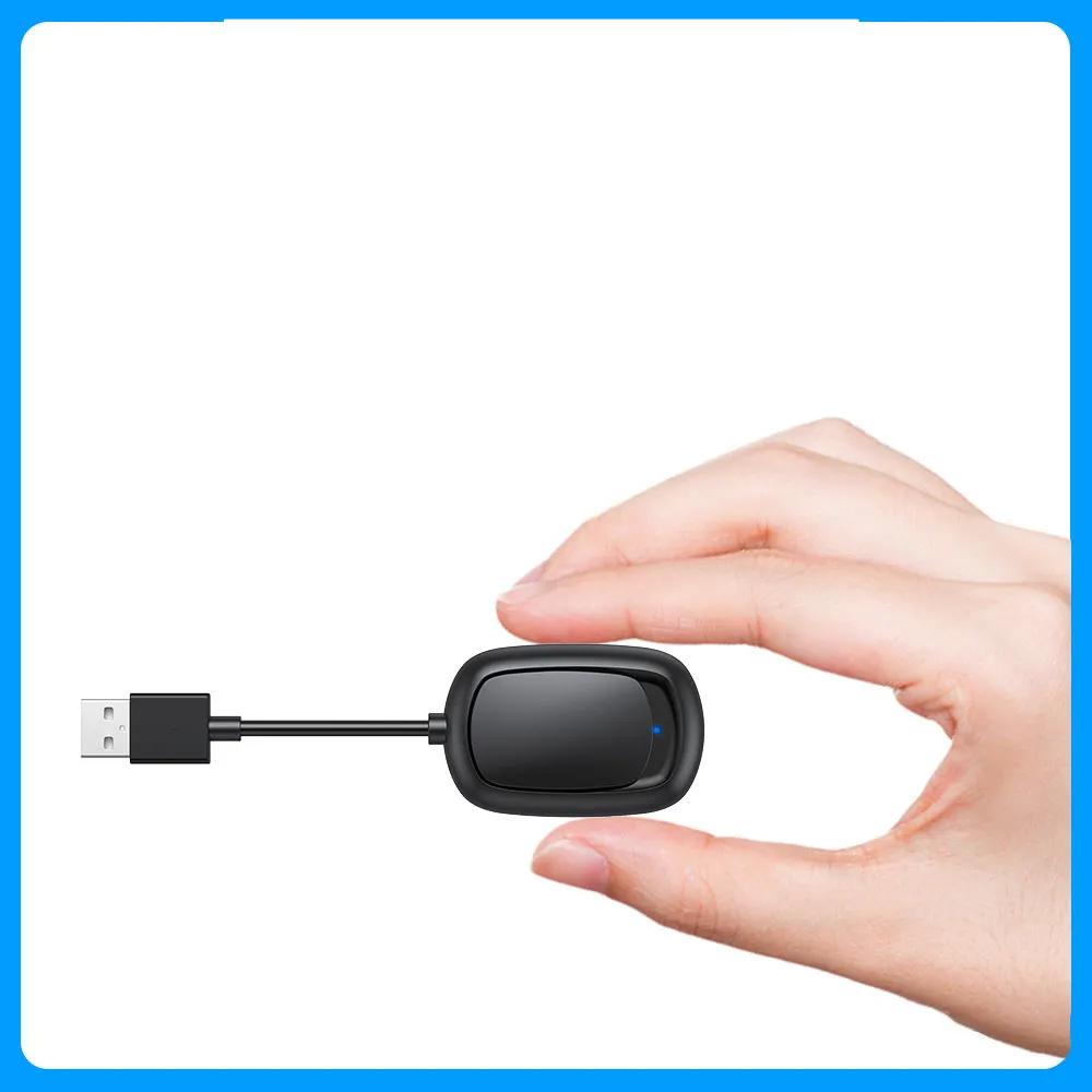2 In1 CarPlay and Android Auto Mini Box Wireless CarPlay Adapter Wired to Wireless CarPlay For USB/Type C Dongle