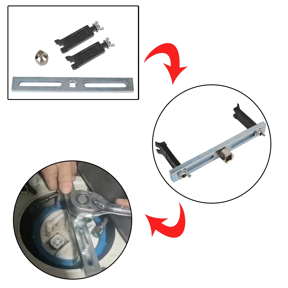 2 Jaw Wrench Tools For Car Oil Tank Cover Lever Remover Fuel Pump Lid Change Spanner Detent Motorcycle Accessories