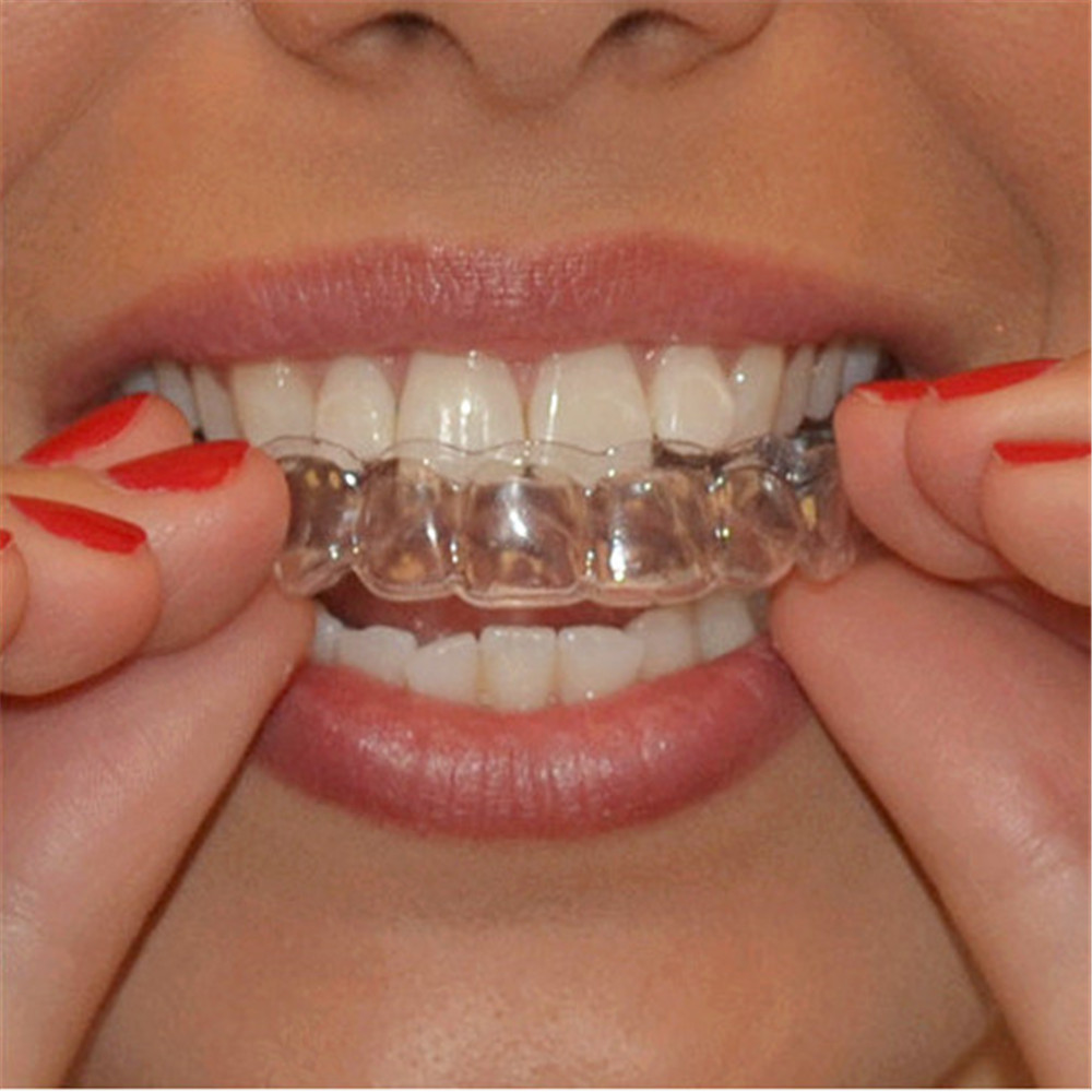 2 Pcs Invisible Orthodontic Braces For Teeth Thermoforming Mouthguard Teeth Trays Tooth Whitener Tools Oral Mouth Care 2 Pcs Invisible Orthodontic Braces For Teeth Thermoforming Mouthguard Teeth Trays Tooth Whitener Tools Oral Mouth Care