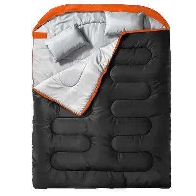 2 Person Sleeping Bag Double Sleeping Bag Size XL Hiking Backpacking and Cold Weather Portable Waterproof Camping 2 Person Sleeping Bag Double Sleeping Bag Size XL Hiking Backpacking and Cold Weather Portable Waterproof Camping