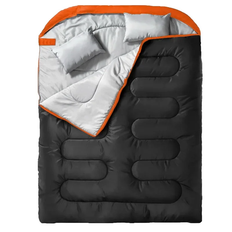 2 Person Sleeping Bag Double Sleeping Bag Size XL Hiking Backpacking and Cold Weather Portable Waterproof Camping 2 Person Sleeping Bag Double Sleeping Bag Size XL Hiking Backpacking and Cold Weather Portable Waterproof Camping