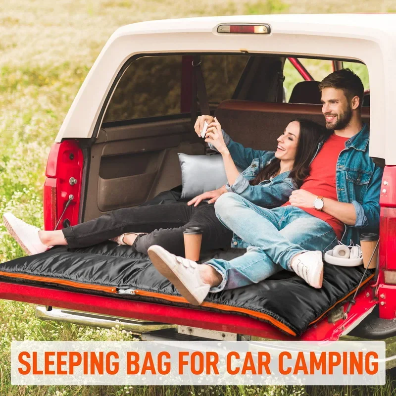 2 Person Sleeping Bag Double Sleeping Bag Size XL Hiking Backpacking and Cold Weather Portable Waterproof Camping 2 Person Sleeping Bag Double Sleeping Bag Size XL Hiking Backpacking and Cold Weather Portable Waterproof Camping