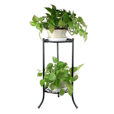 2 Pots Metal Floor Plant Stand 2 Pots Metal Floor Plant Stand