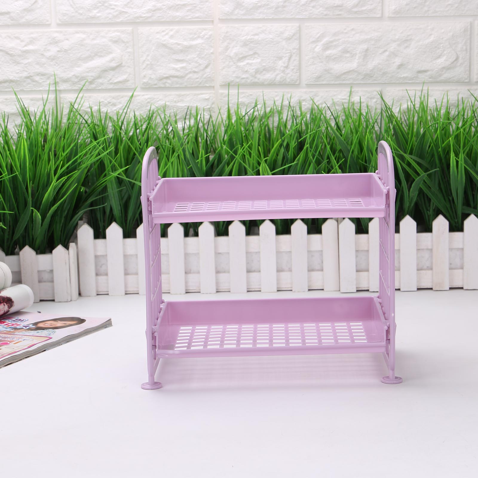 2 Tier Plastic Storage Rack 2 Tier Plastic Storage Rack