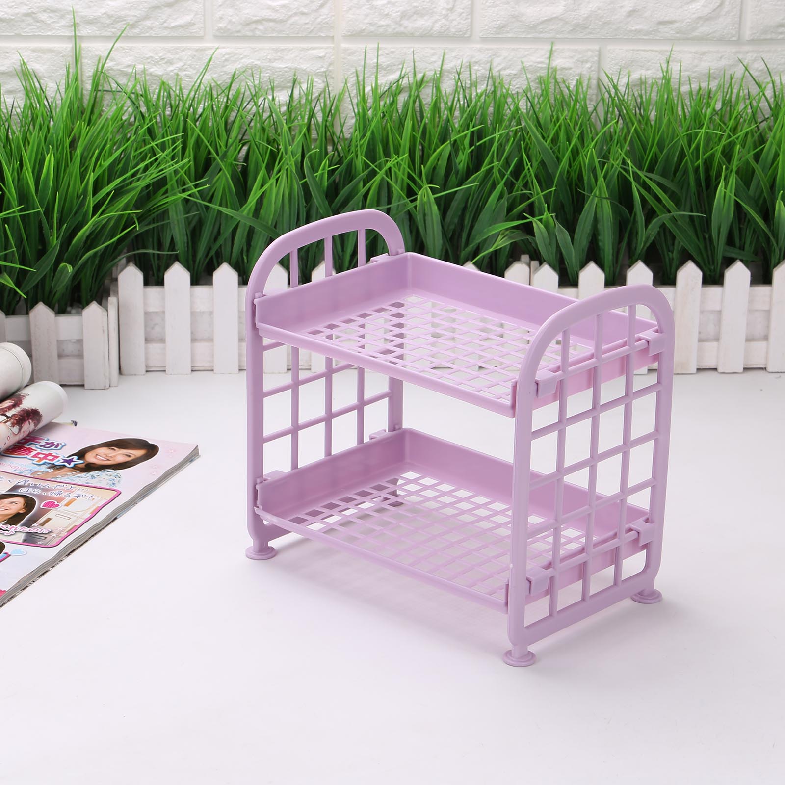 2 Tier Plastic Storage Rack 2 Tier Plastic Storage Rack