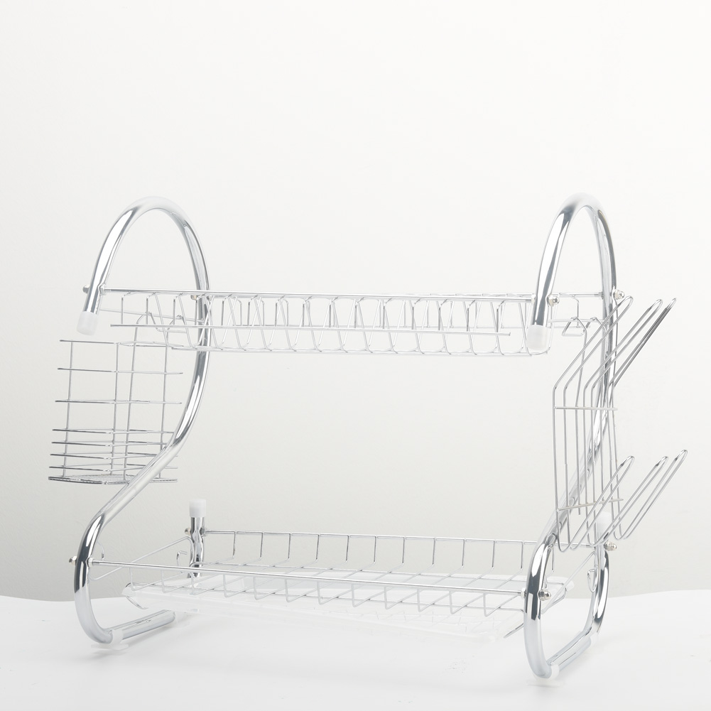 2 Tiers Dish Rack Organizer 2 Tiers Dish Rack Organizer