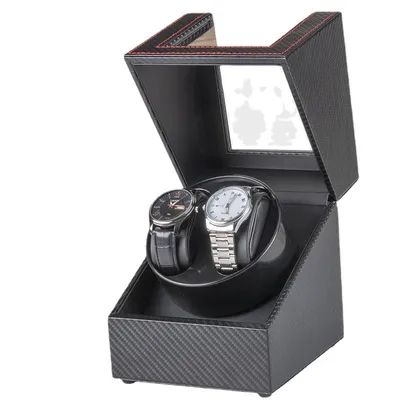 2 Watch Winders For Automatic Watches Usb Power Used Globally Mute Mabuchi Motor Mechanical Watch Rotate Stand Box