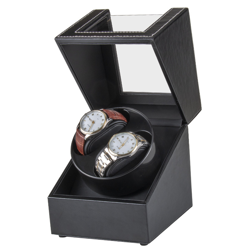 2 Watch Winders For Automatic Watches Usb Power Used Globally Mute Mabuchi Motor Mechanical Watch Rotate Stand Box