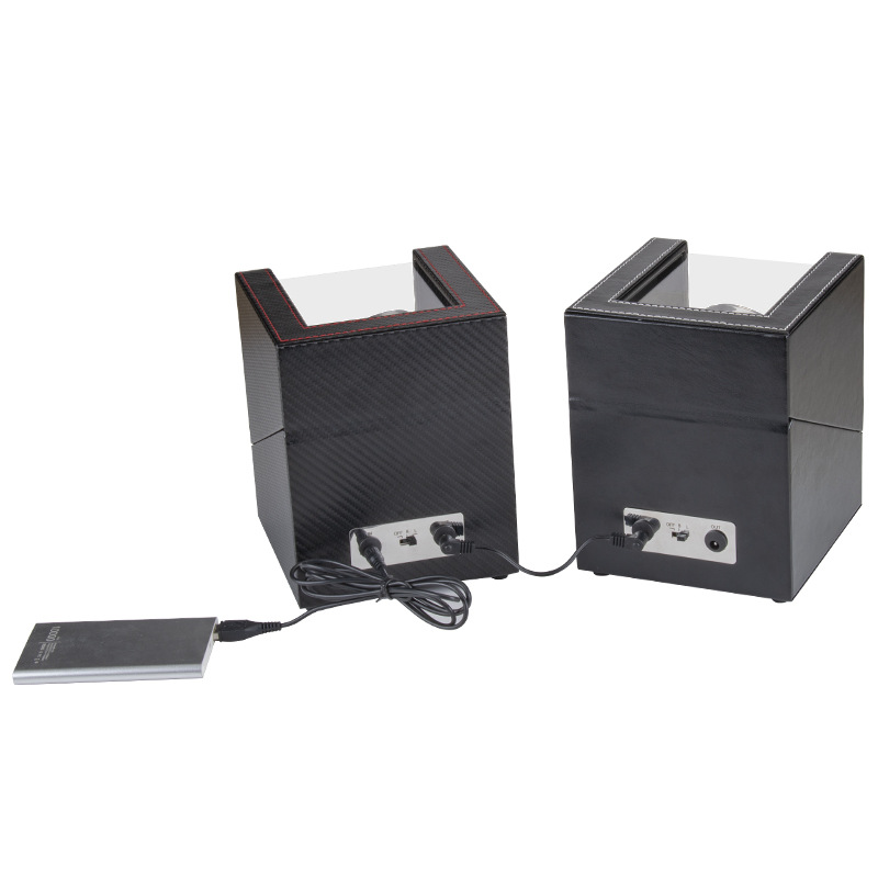 2 Watch Winders For Automatic Watches Usb Power Used Globally Mute Mabuchi Motor Mechanical Watch Rotate Stand Box