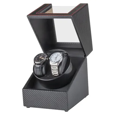 2 Watch Winders For Automatic Watches Usb Power Used Globally Mute Mabuchi Motor Mechanical Watch Rotate Stand Box