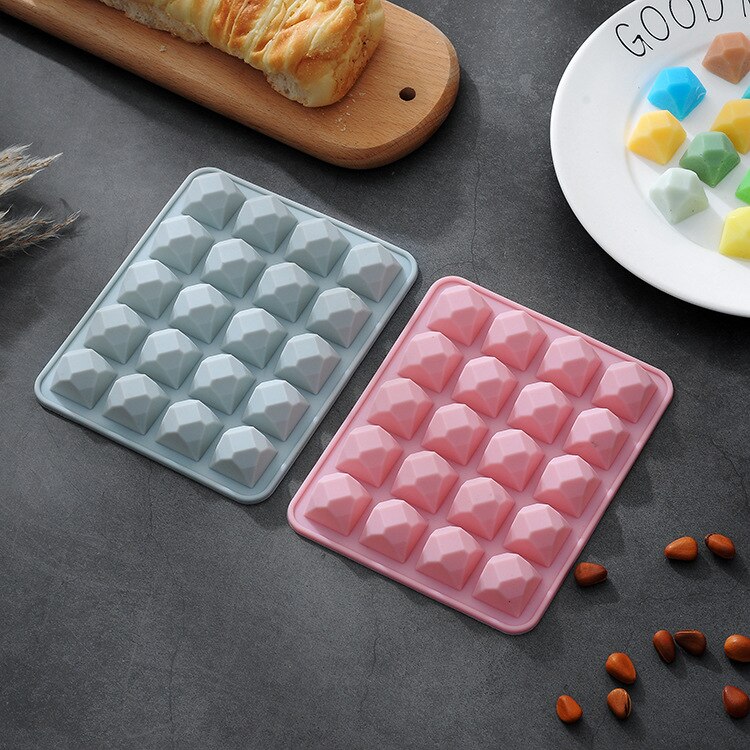 20 Cavity Diamond Silicone Mold 20 Cavity Diamond Silicone Mold