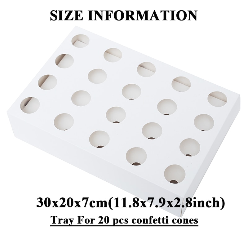 20 Hole Confetti Holder Box
