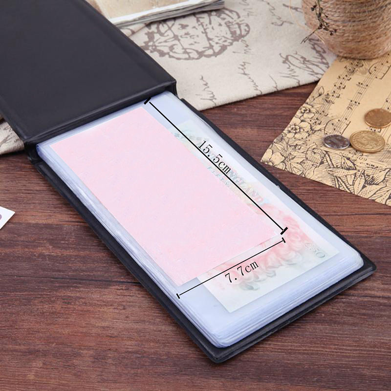 20 Pages Paper Money Banknote Album